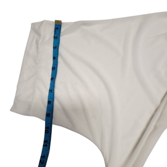 Oversized White Tunic Swimsuit CoverUp Loose Fitting Lightweight Top-Size S - Picture 5 of 9